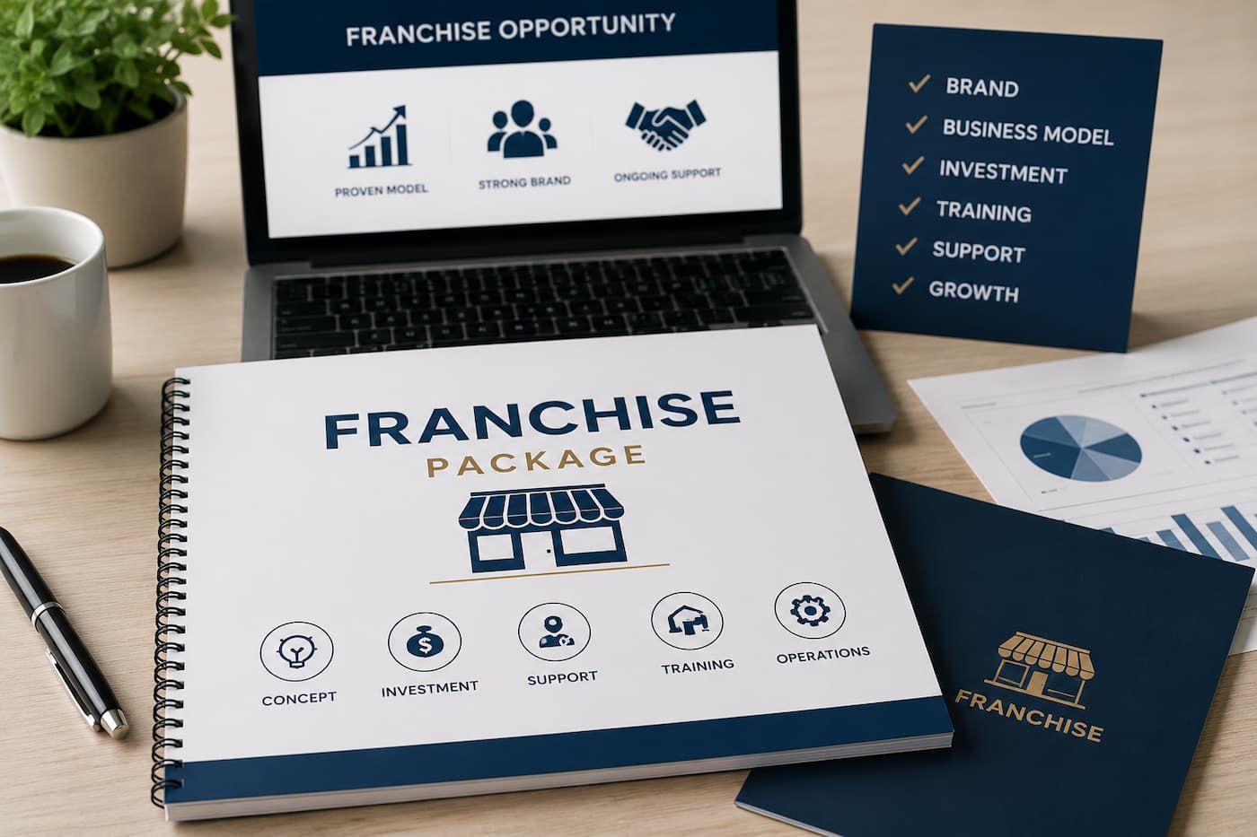 Πακέτο franchise για οργανωμένη πρόταση συνεργασίας