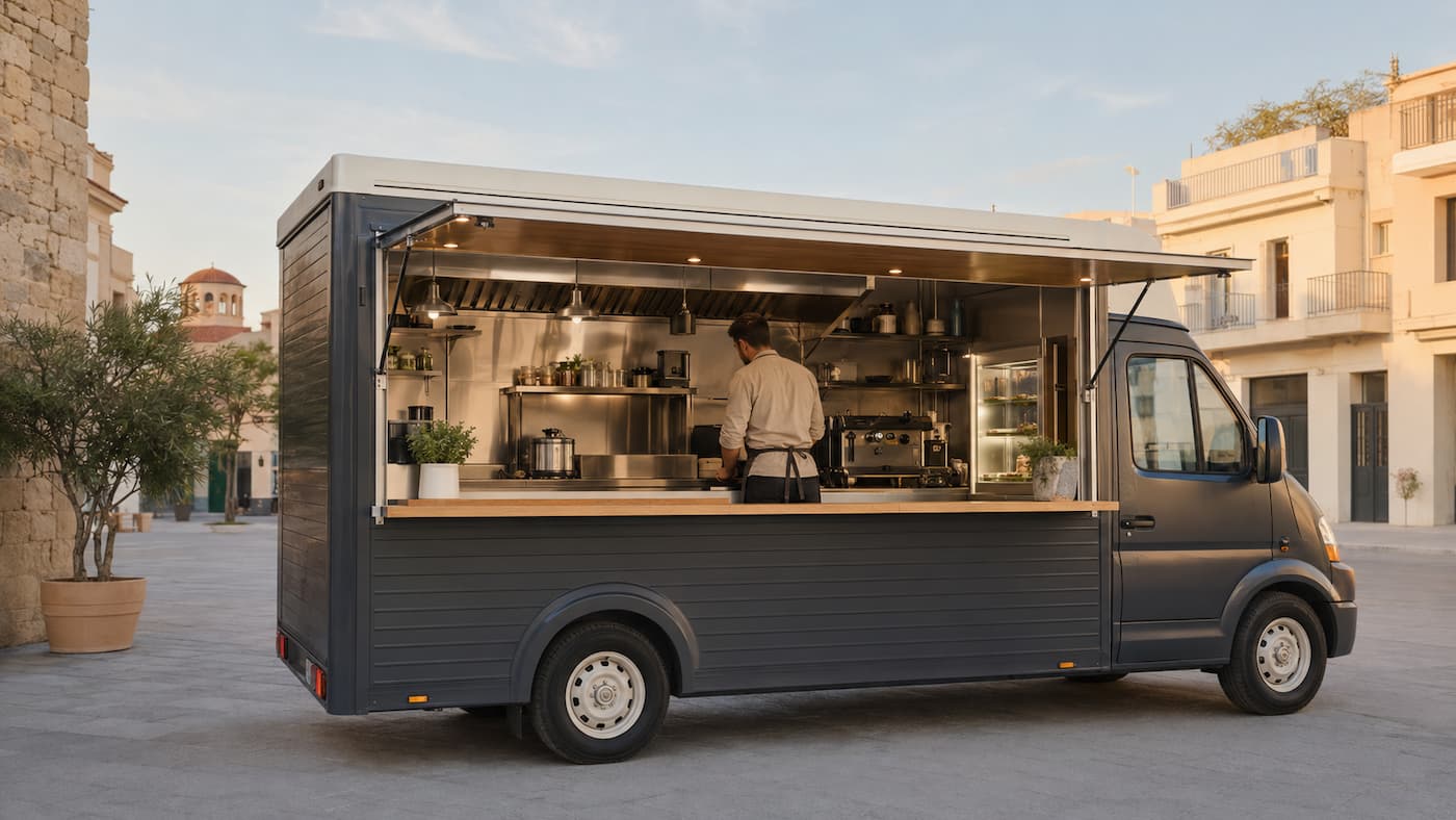 Επαγγελματικό food truck franchise πριν από την έναρξη λειτουργίας